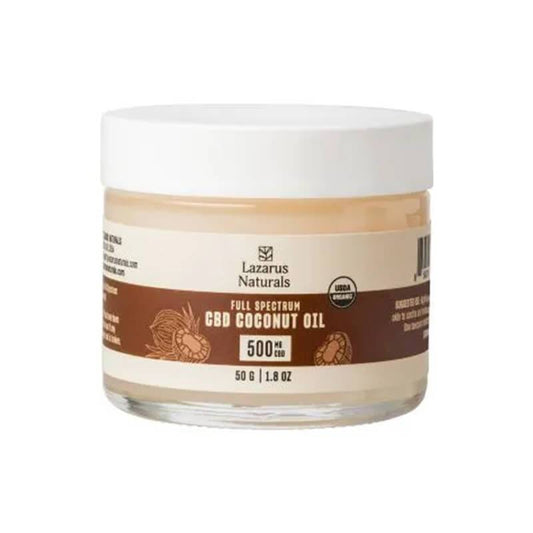 Lazarus Naturals - CBD Edible - Full Spectrum Coconut Oil - 500mg-2000mg