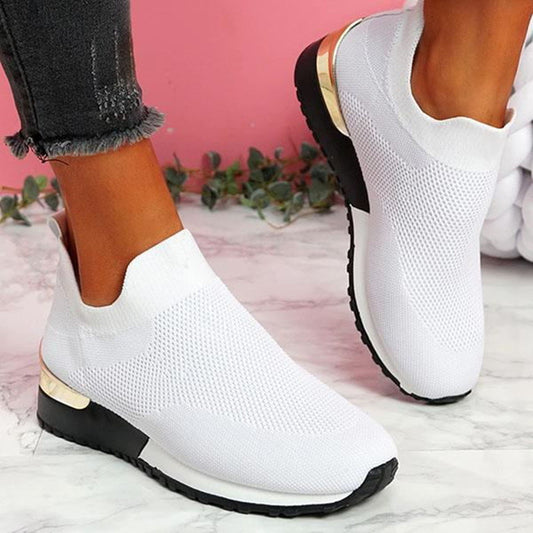 Sneakers Socks Woman 2021 Fashio Mesh Platform Sport Shoes Women Vulcanize Shoes Breathable Flat Casual Shoes Zapatos Mujer