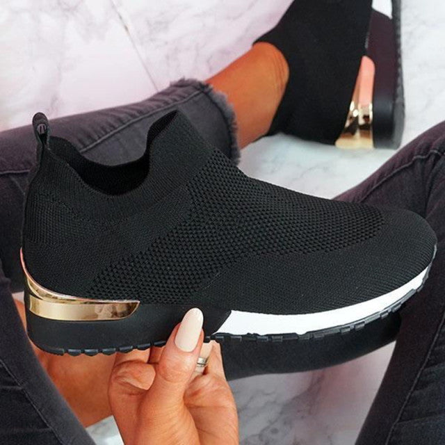 Sneakers Socks Woman 2021 Fashio Mesh Platform Sport Shoes Women Vulcanize Shoes Breathable Flat Casual Shoes Zapatos Mujer