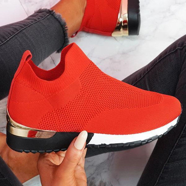 Sneakers Socks Woman 2021 Fashio Mesh Platform Sport Shoes Women Vulcanize Shoes Breathable Flat Casual Shoes Zapatos Mujer