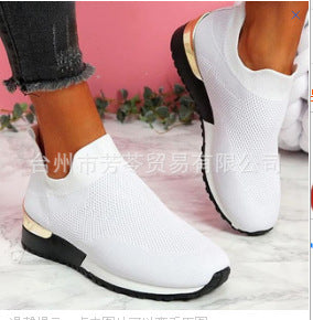 Sneakers Socks Woman 2021 Fashio Mesh Platform Sport Shoes Women Vulcanize Shoes Breathable Flat Casual Shoes Zapatos Mujer