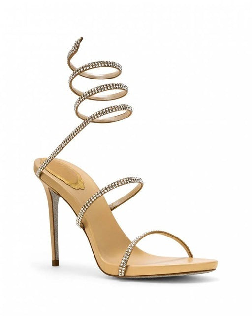 Women Summer Thin High Heels Rhinestone Sandals Office Sandals Party Pumps Wedding Ladies Shoes