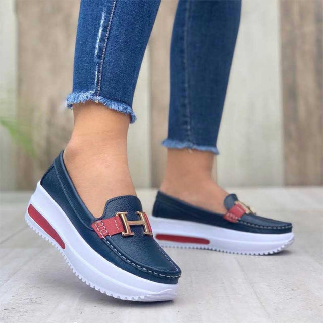 Spring New Platform Comfortable Women's Sneakers Fashion Lace Up Casual Little White Shoes Women Increase Vulcanize Shoes