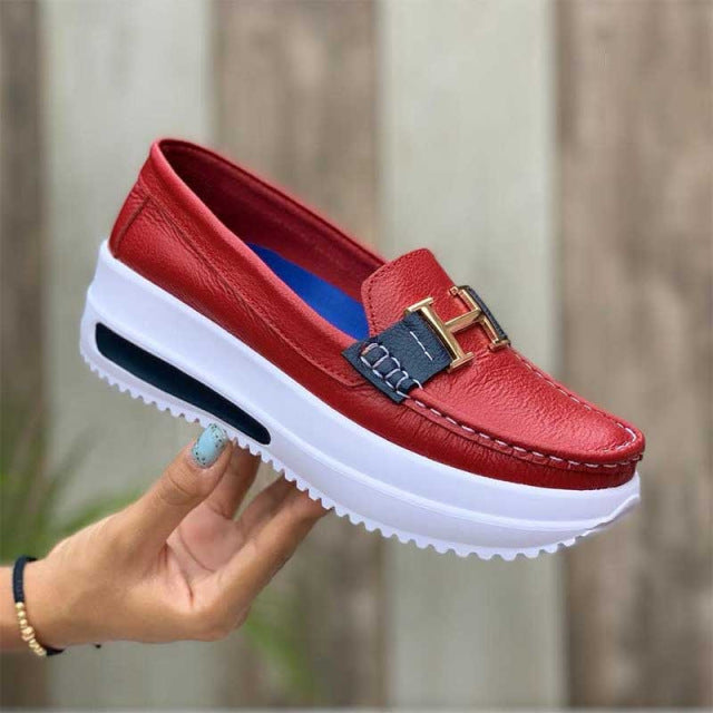Spring New Platform Comfortable Women's Sneakers Fashion Lace Up Casual Little White Shoes Women Increase Vulcanize Shoes