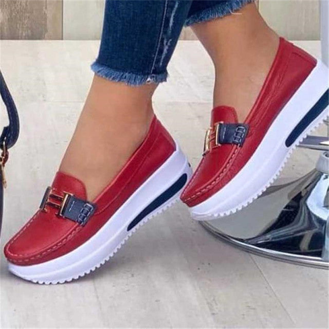 Spring New Platform Comfortable Women's Sneakers Fashion Lace Up Casual Little White Shoes Women Increase Vulcanize Shoes