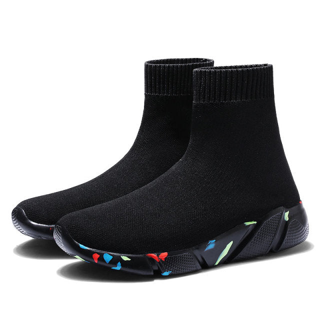 MWY Socks Running Shoes Women's Sneakers Sports Shoes for Women Man Breathable Casual Elasticity Platform Vulcanize Ankle Boots