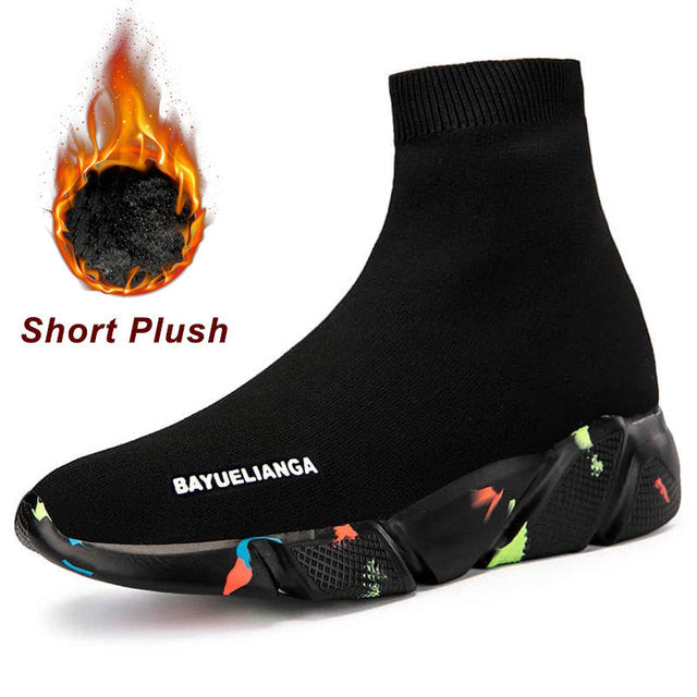 MWY Socks Running Shoes Women's Sneakers Sports Shoes for Women Man Breathable Casual Elasticity Platform Vulcanize Ankle Boots