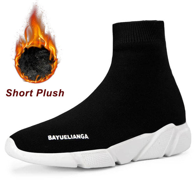 MWY Socks Running Shoes Women's Sneakers Sports Shoes for Women Man Breathable Casual Elasticity Platform Vulcanize Ankle Boots