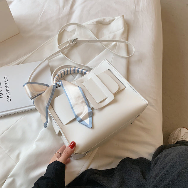 Beibao small bag women 2021 new fashion ribbon small tote bag leisure simple handbag messenger bag