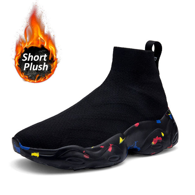 MWY Socks Running Shoes Women's Sneakers Sports Shoes for Women Man Breathable Casual Elasticity Platform Vulcanize Ankle Boots