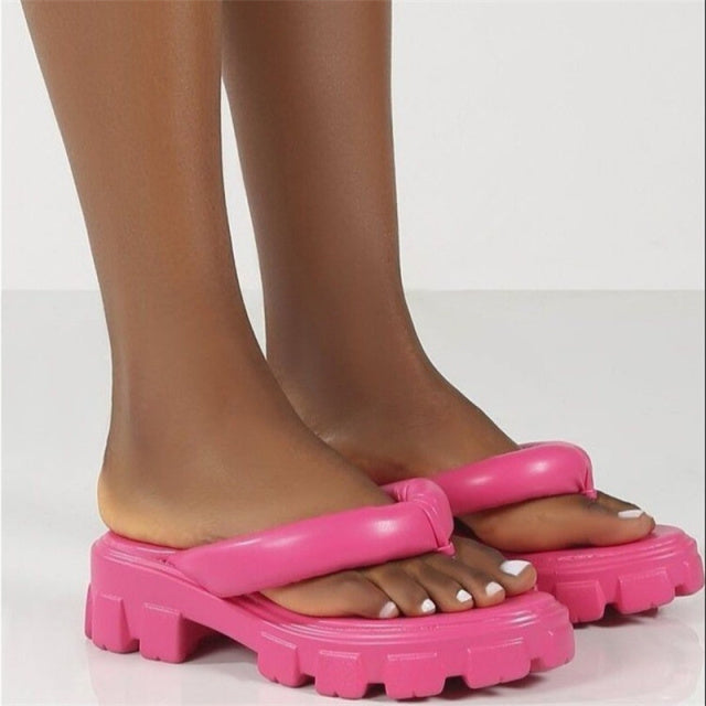 Outdoor Slippers Women 2022 New Autumn Fashion Wedges Casual Flip Flops Dress Platform Shallow Sport Slides Low Heels Sandals